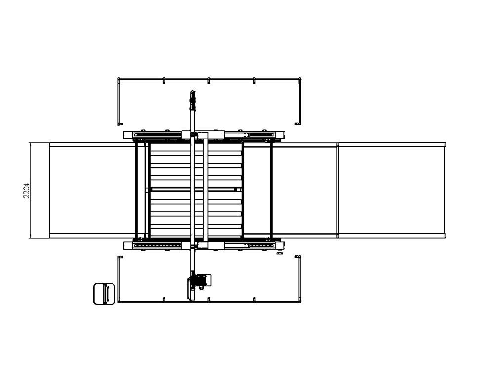 Línea de corte de contornos CNC horizontal GHL4
